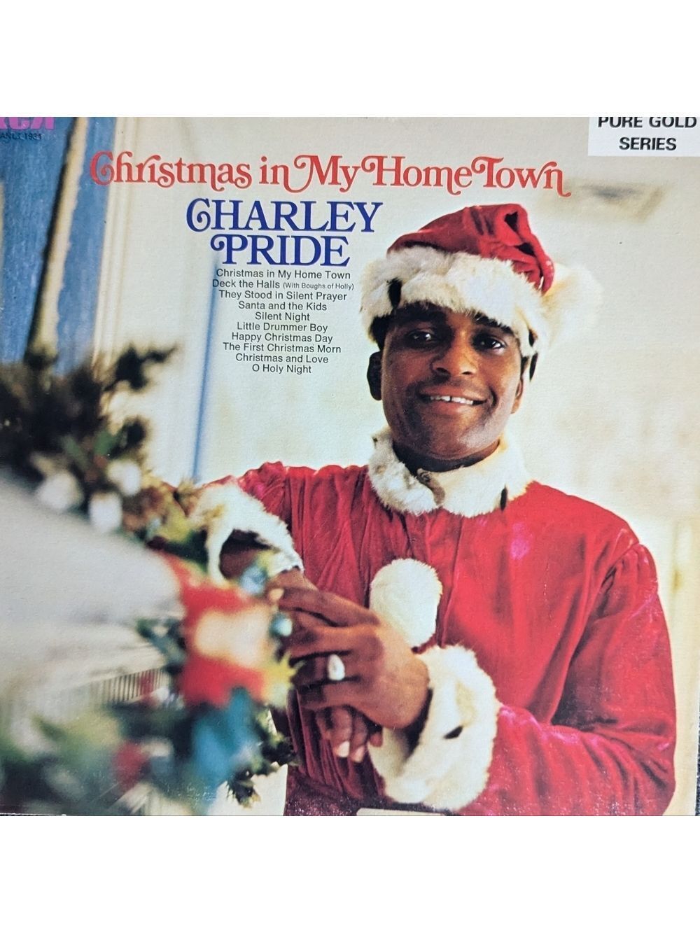 ✌🏼2/$20✌🏼Charley Pride "Christmas In My Hometown" 1970 Vinyl Record